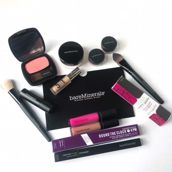 Bare minerals mystery box may 2018 group shot