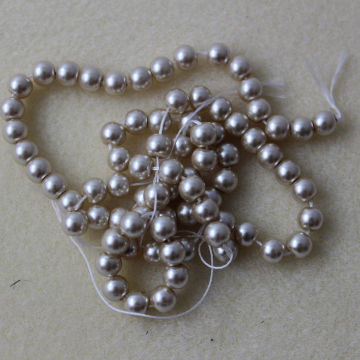 Champagne Colored Faux Pearls