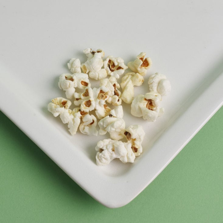 Popcorn, Indiana Kettle Corn on a plate