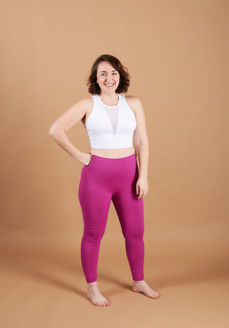 fabletics may outfit on model