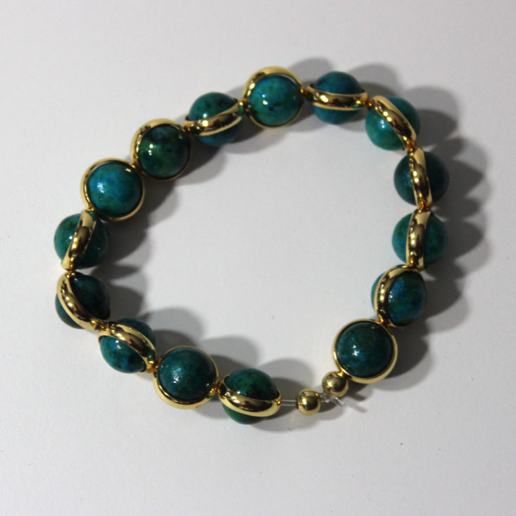 Framed Gemstone Bracelet