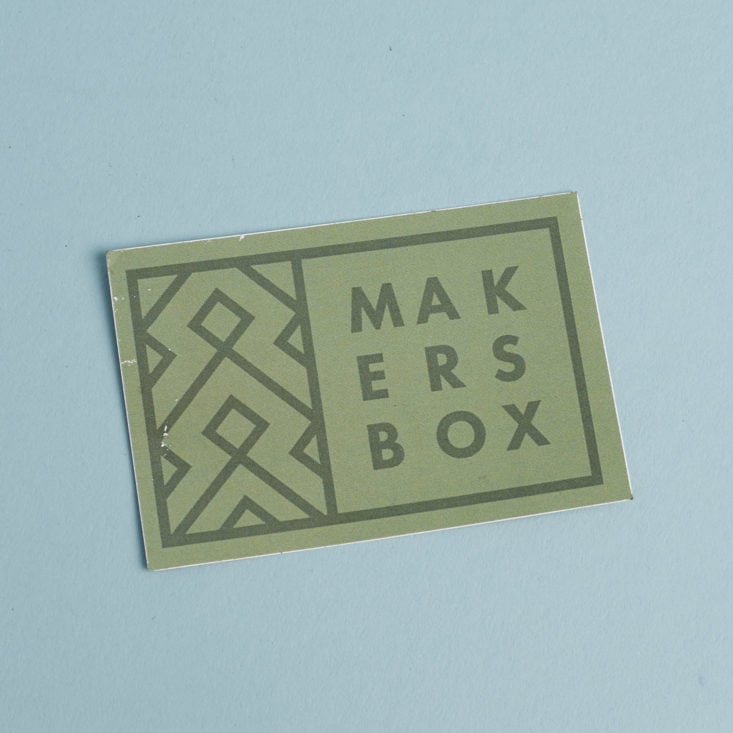 makers box sticker