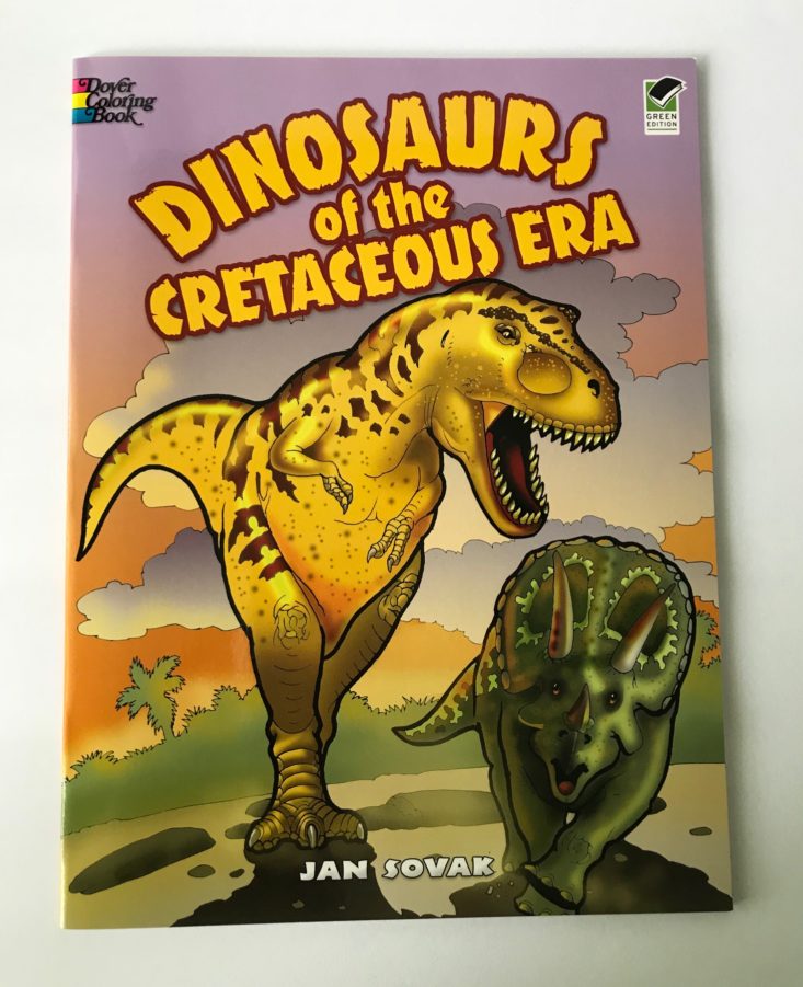 Dover Coloring Book: Dinosaurs of the Cretaceous Era by Jan Sovak