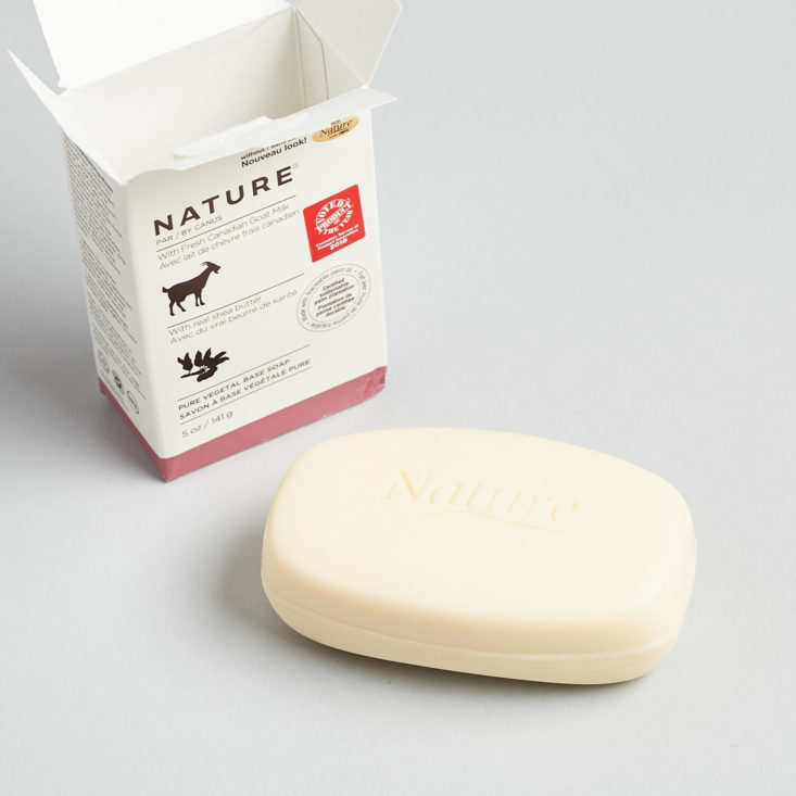 nature soap and box