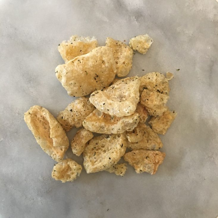 Love With Food GF May 2018 Pork Rinds