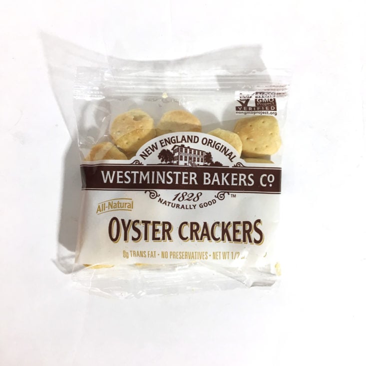 Love with Food Tasting April 2018 - oyster crackers