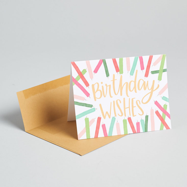 magnolia crate may pack birthday wishes card