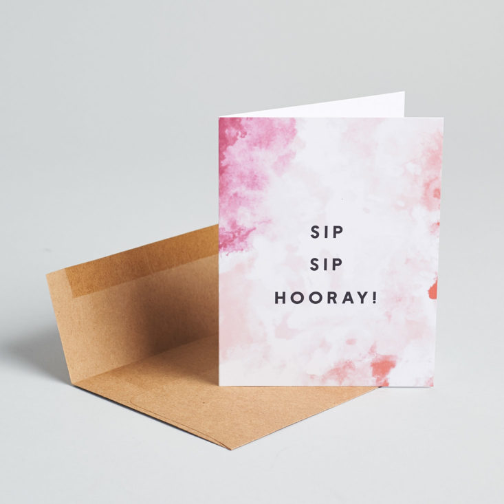 magnolia crate may pack sip sip hooray card