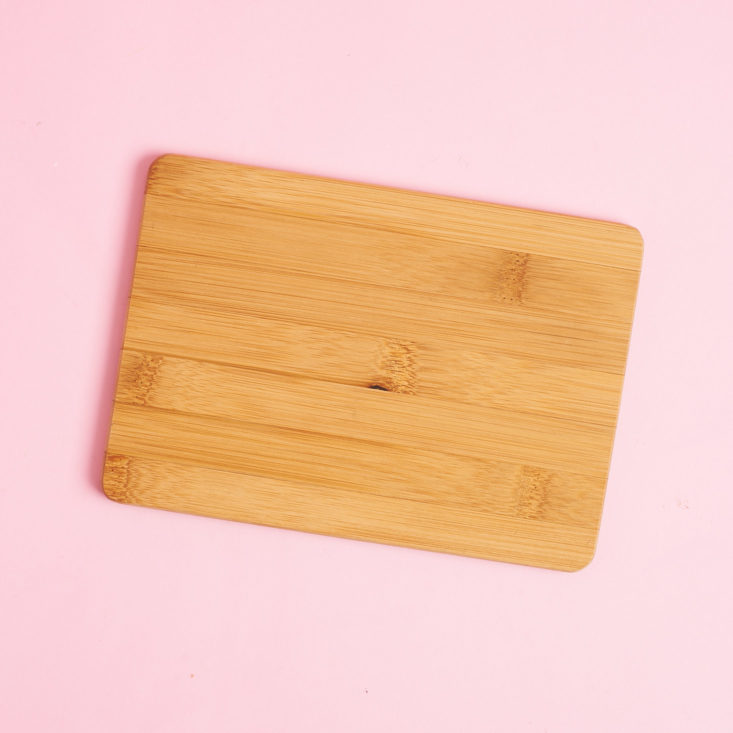 mini mystery box of awesome for april wood cutting board