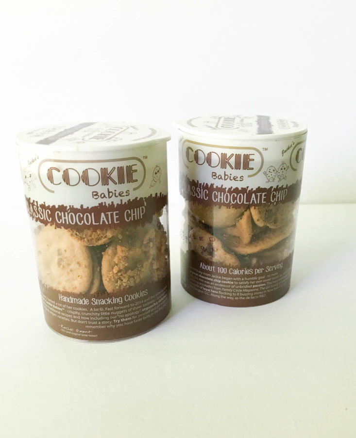 Jackie’s Cookie Babies in Classic Chocolate Chip 2- 2 oz containers - 