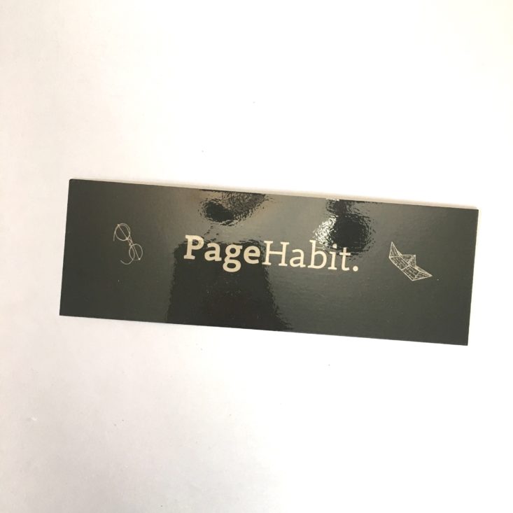 PageHabit Quarterly May 2018 Bookmarker