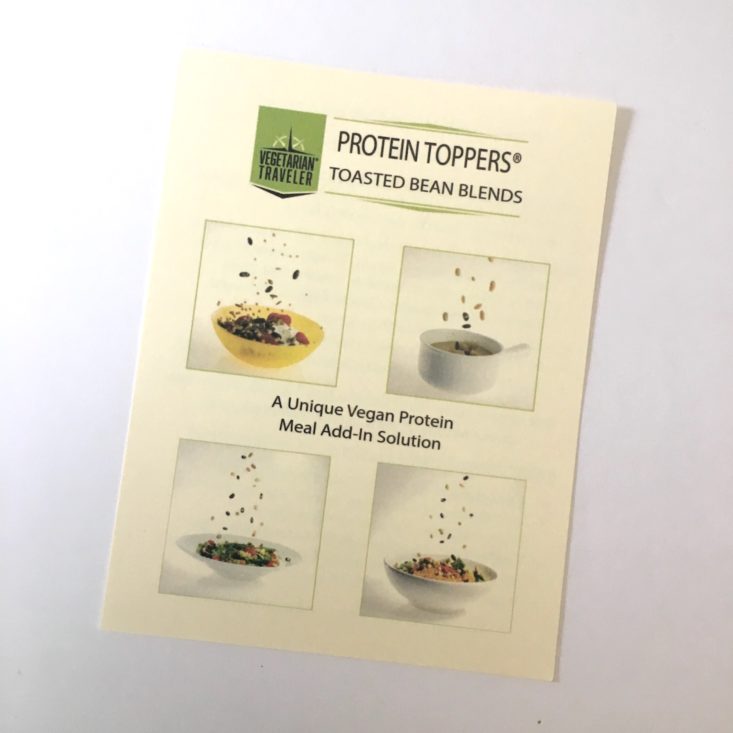 SnackSack Vegan March 2018 Protein Toppers Ad