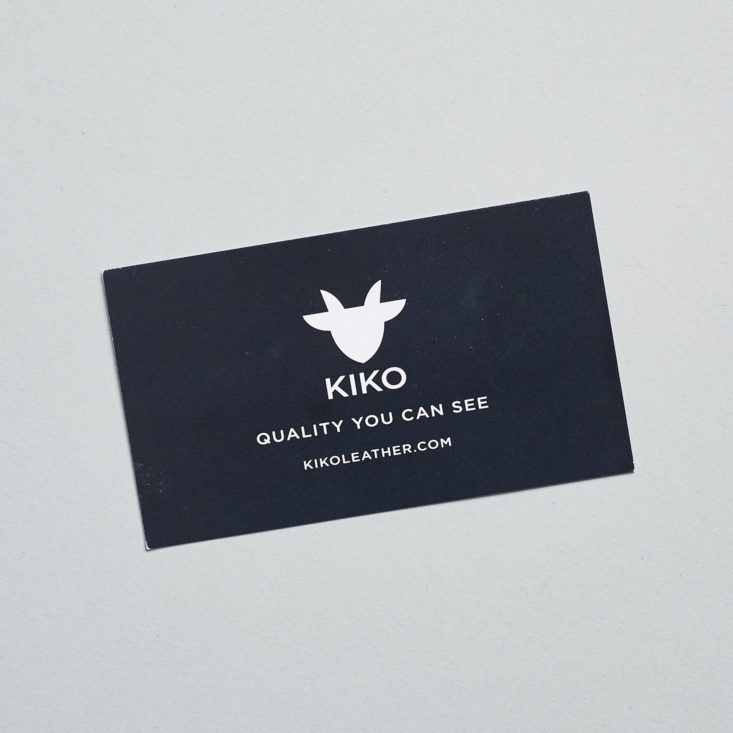 vine oh! kiko info card