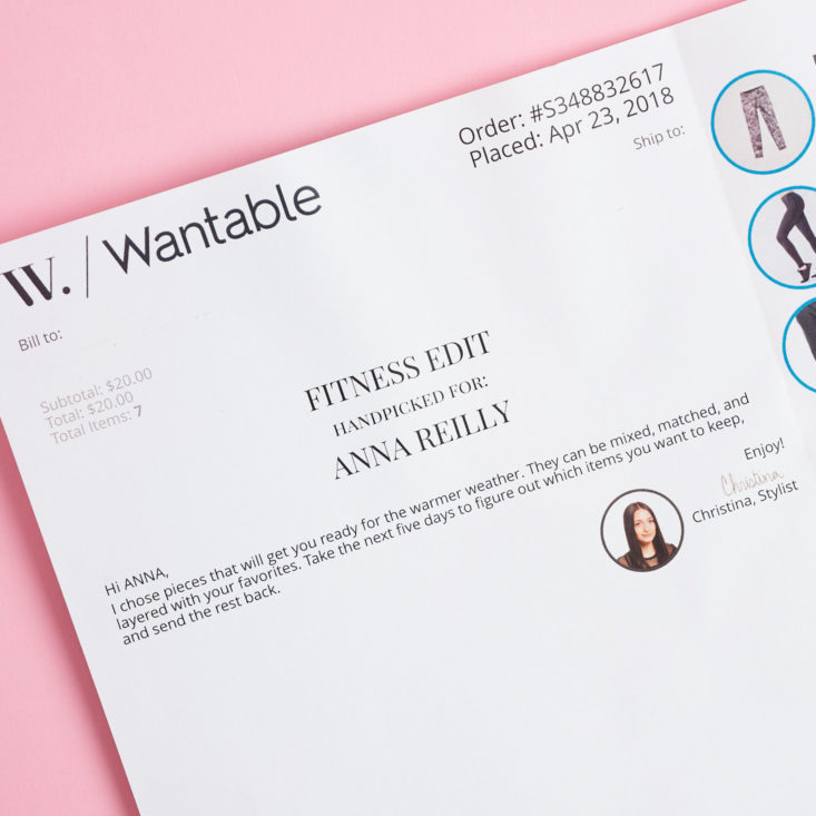 wantable fitness editors note