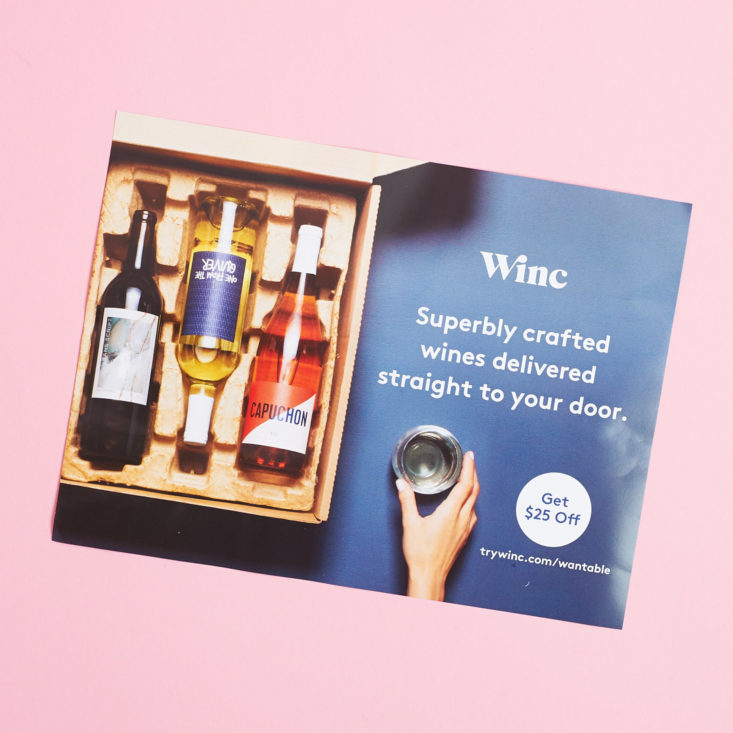 wantable fitness winc coupon