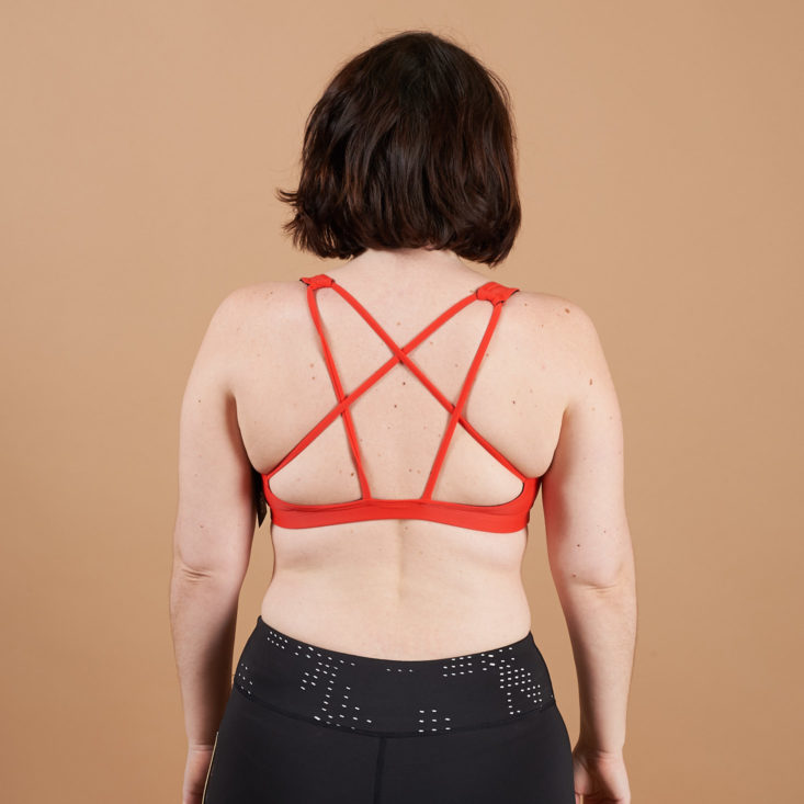 wantable fitness strappy back bra