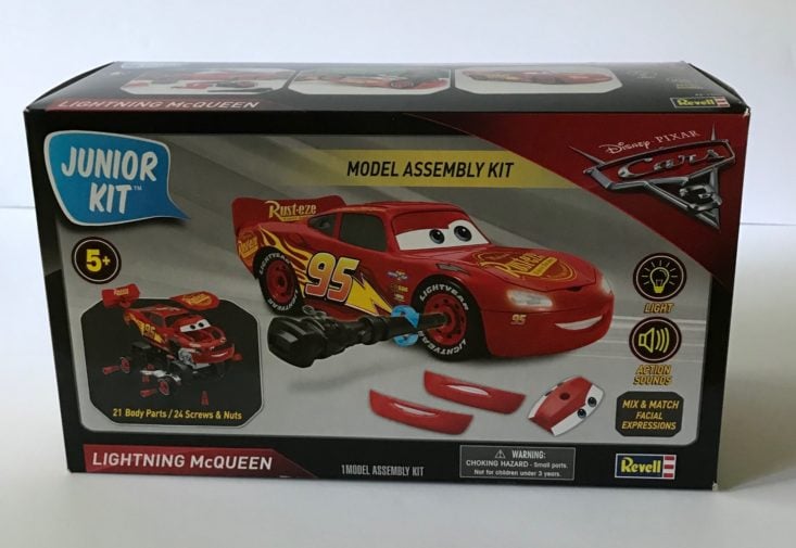 Revell Jr. Cars 3 Lightning McQueen Model Assembly Kit-
