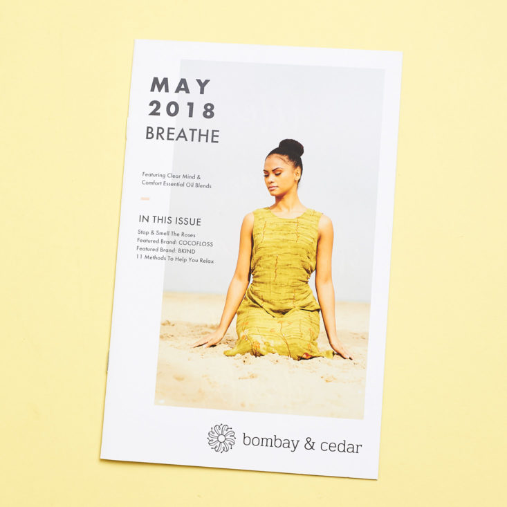 bombay and cedar may info booklet