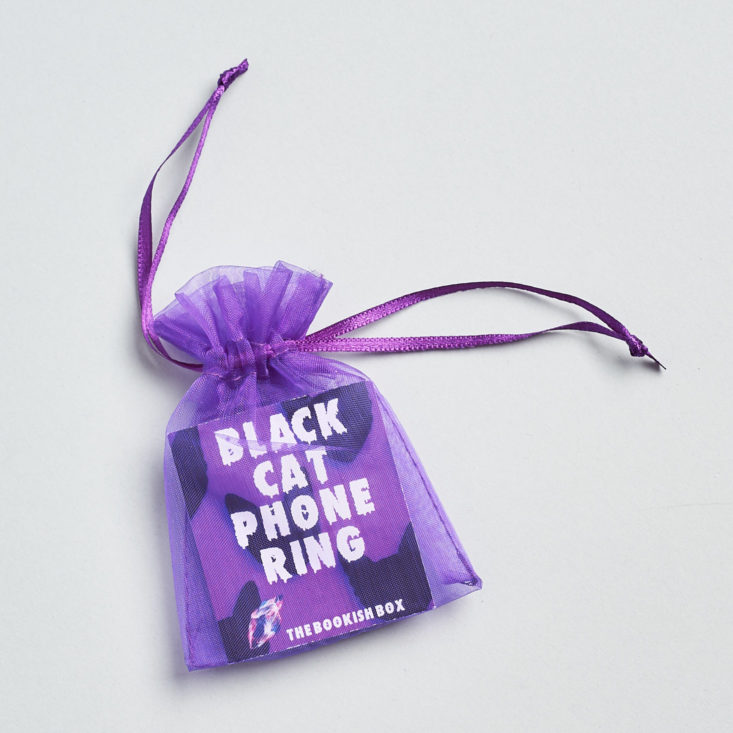 bookish box black cat ring