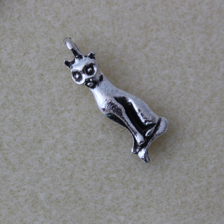 9 x 26mm Pewter Cat Charm