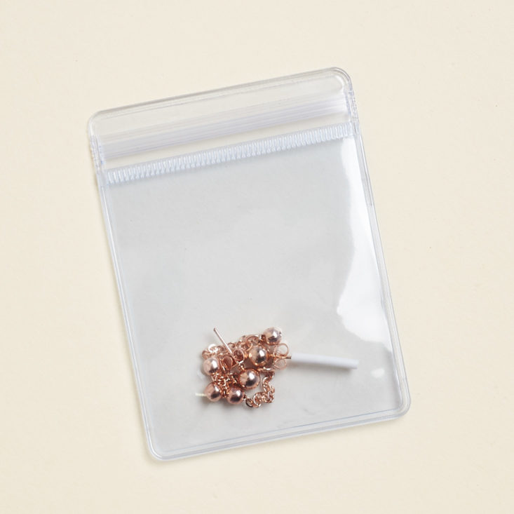 earrings in pouch