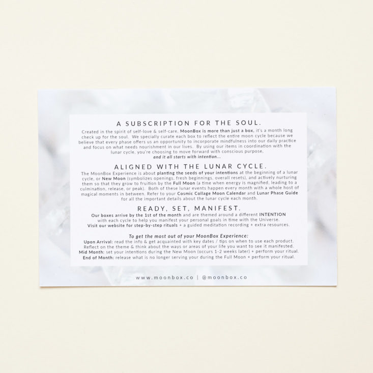 gaia collective moon box subscription information