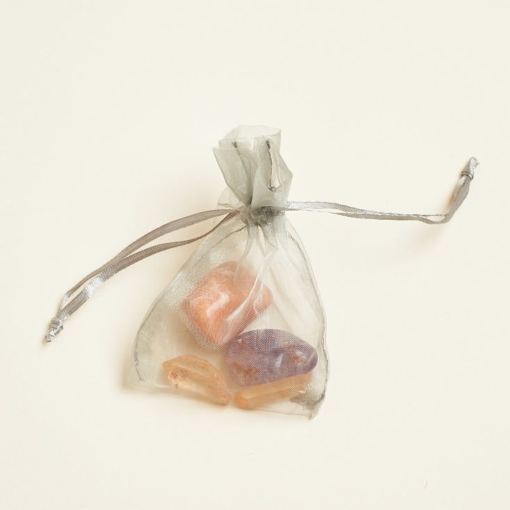 gaia collective moon box drawstring bag of crystal