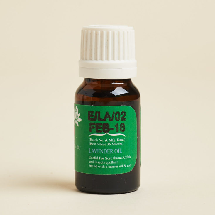 globe in mindfulness essential oil bottle