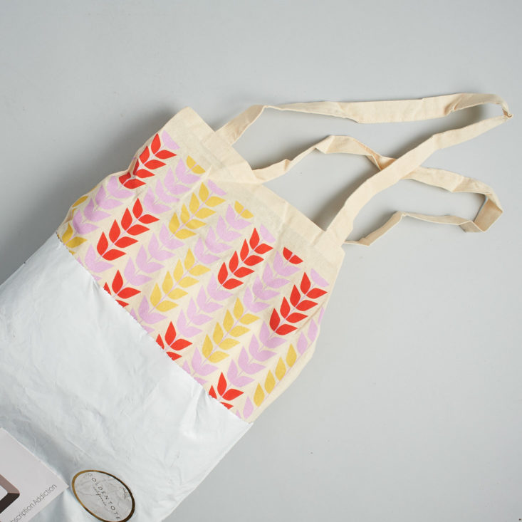 golden tote bag