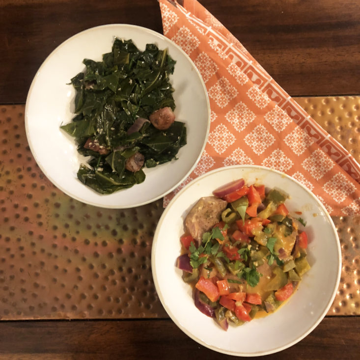 Green Chef Keto April 2018 - Tuna Plated