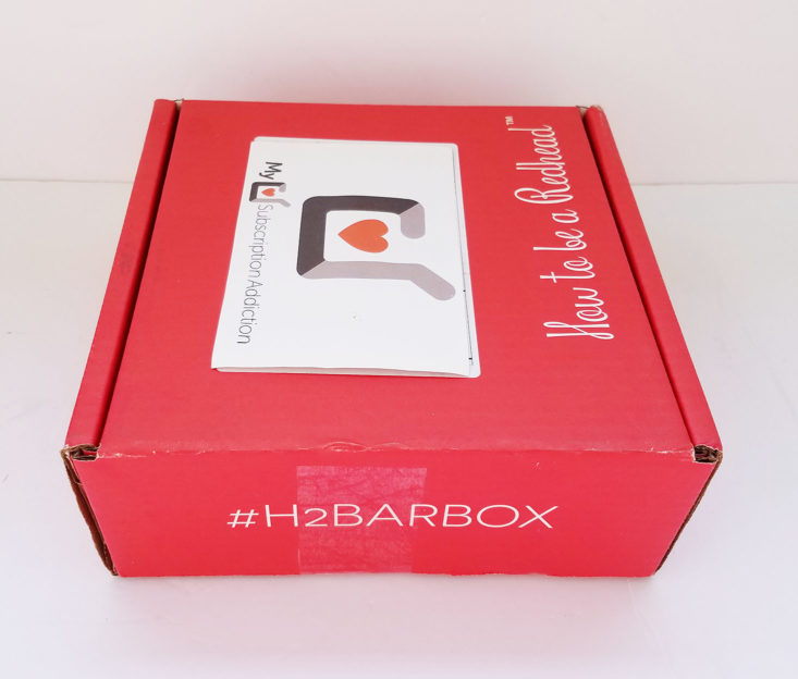 closed H2BAR box