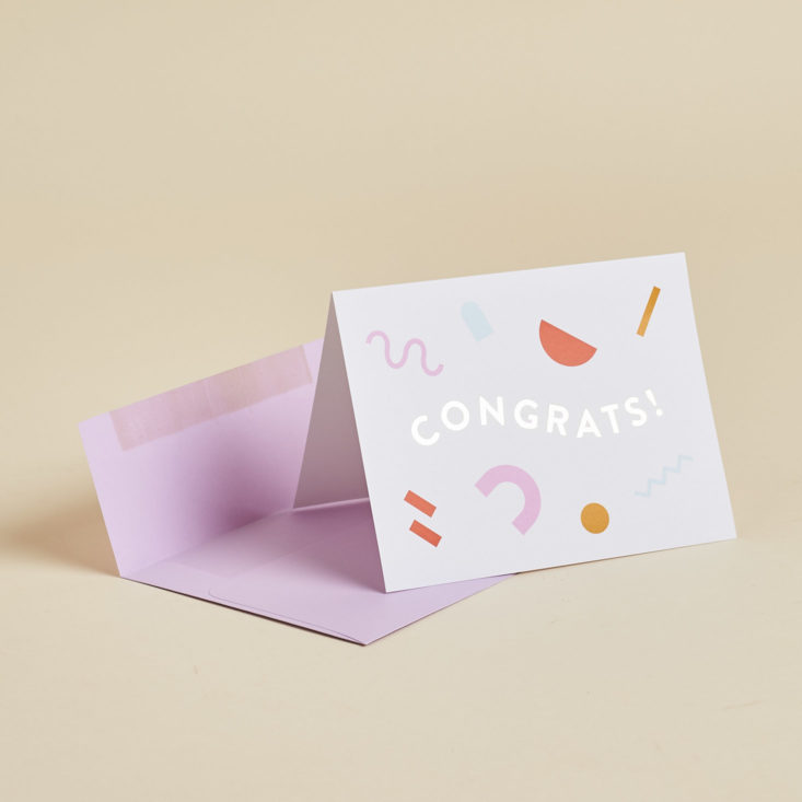 congrats card