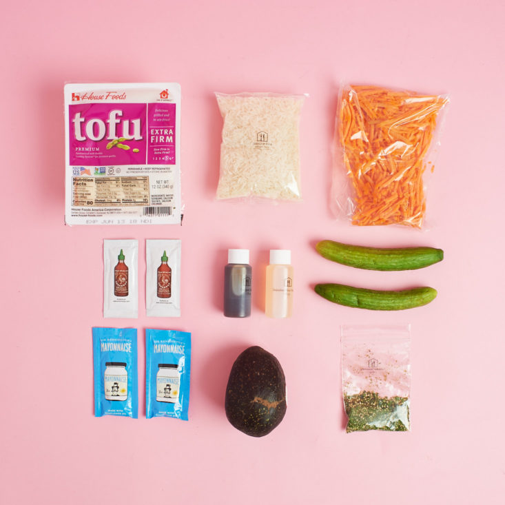 home chef chirashi bowl ingredients