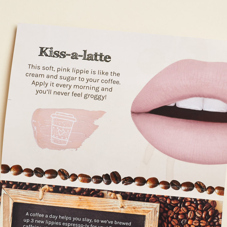 kissme liquid lipstick in kiss-a-latte info
