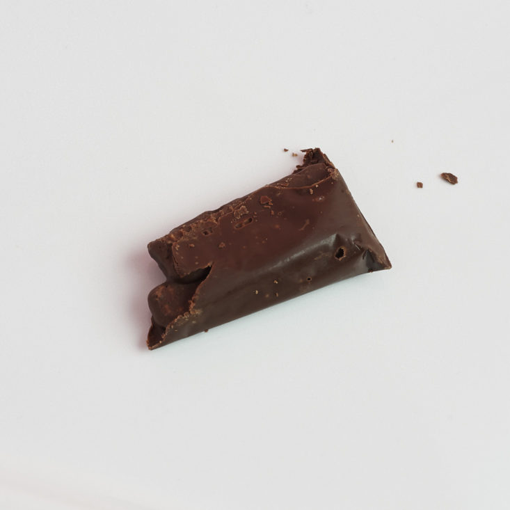 melted KitKat Premium Mint on plate
