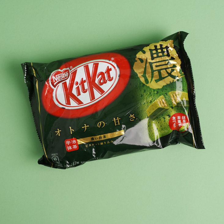 Dark Matcha Green Tea KitKats