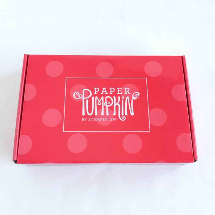 closed Paper Pumpkin box