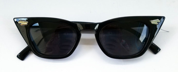 Vintage Inspired Solid Black Squared Wayfarer Sunglasses