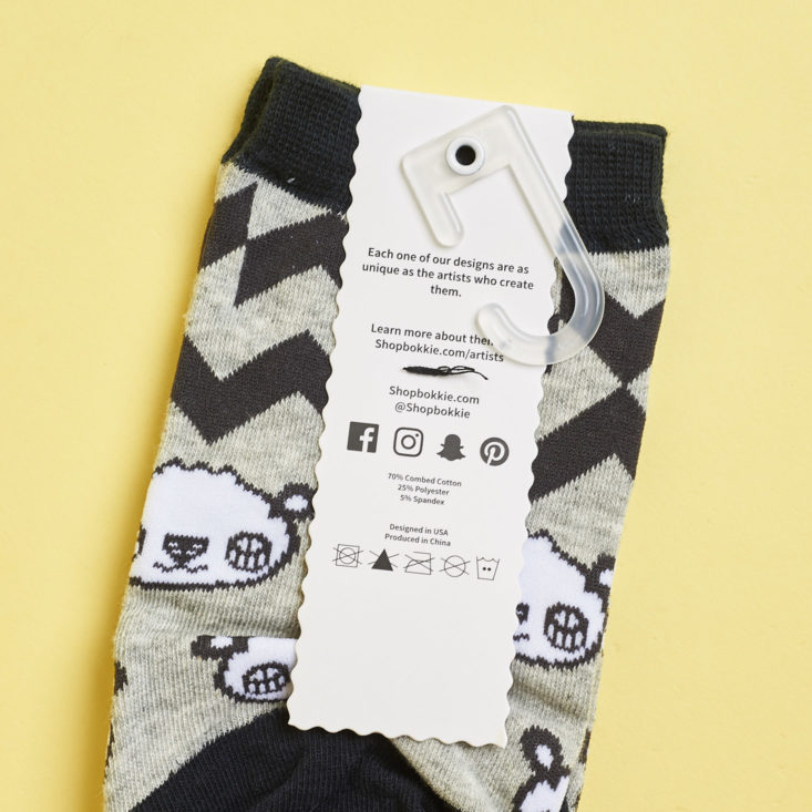 Panda Monium Socks by Bokkie
