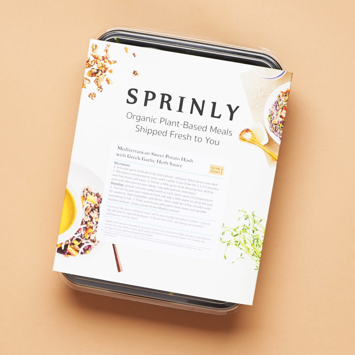 sprinly box and wrapper
