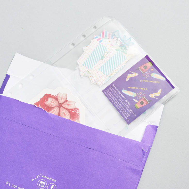 stickii june envelope