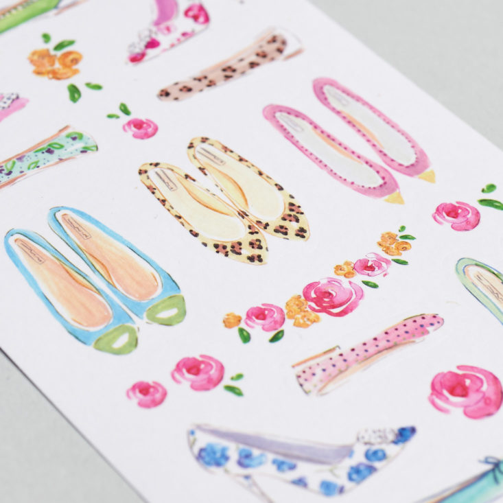 stickii june shoe stickers up close