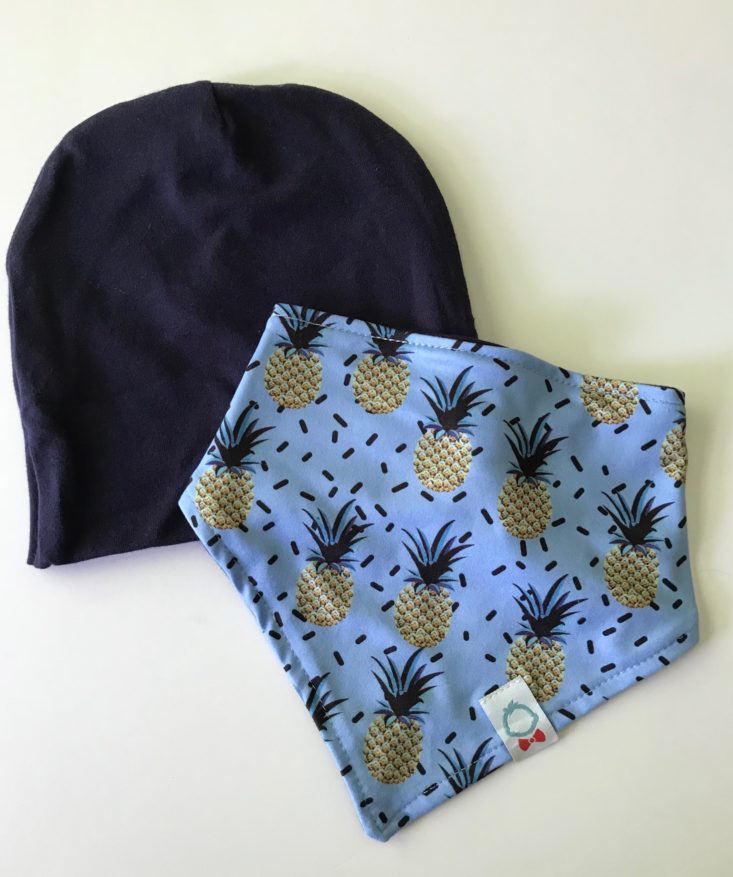 The Boy Box Bibdana + Hat Subscription Review- June 2018 -4) overlapping items