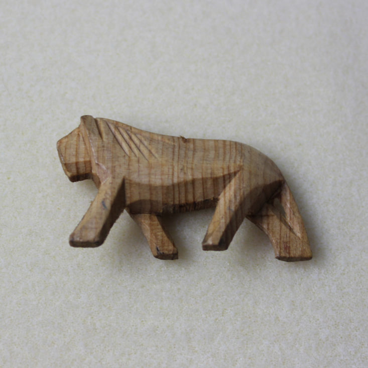 Hand Carved Wood Pendant