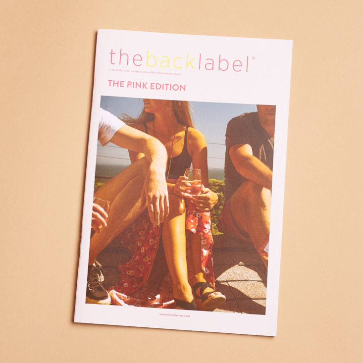 booklet back label