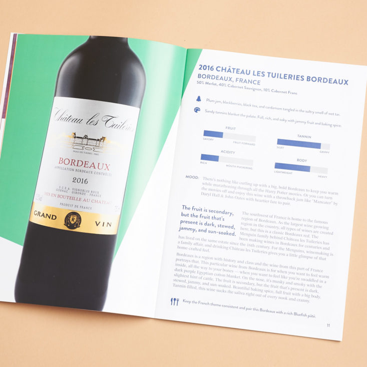 wine awesomeness info booklet