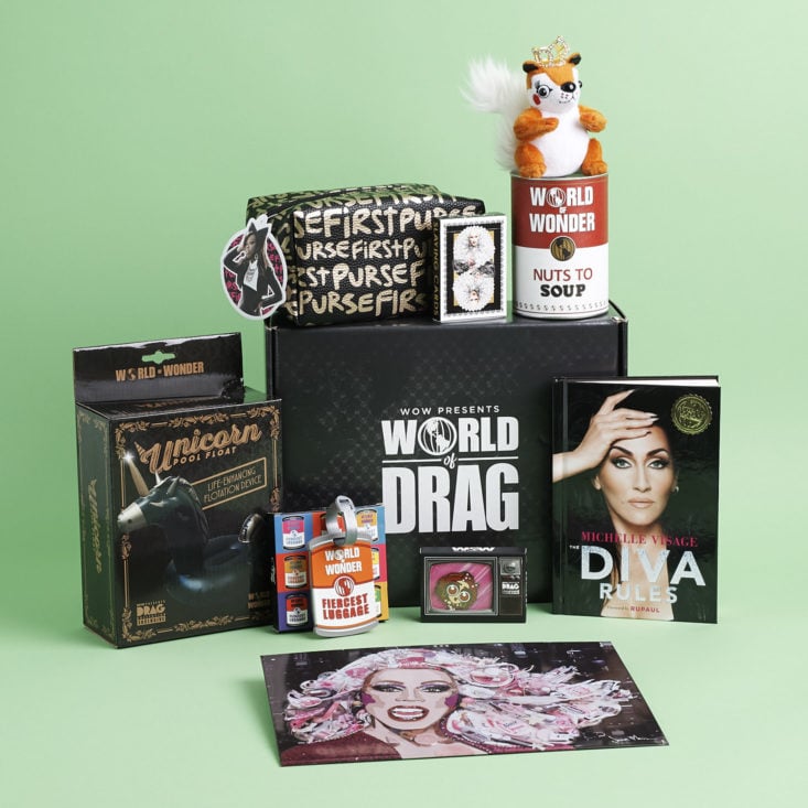 contents of World Of Drag summer 2018
