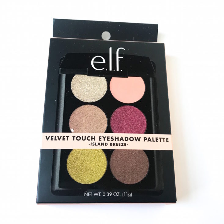 e.l.f Cosmetics Velvet Touch Eyeshadow Palette in Island Breeze, 