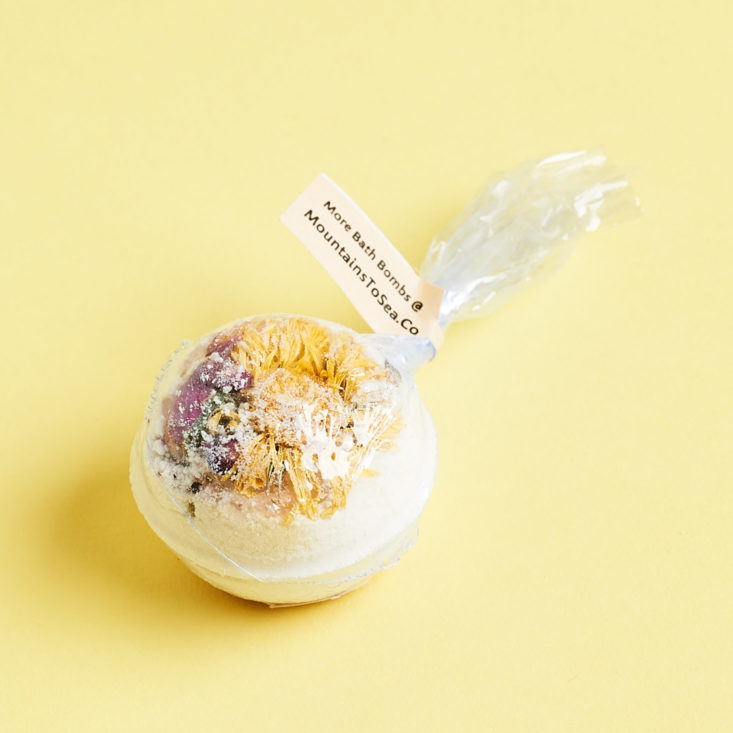 moonbox bath bomb in wrapper