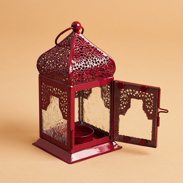 globein tea party open red lantern